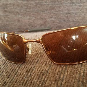 Oakley Titanium Square Whisker Sunglasses w/ Hard Case